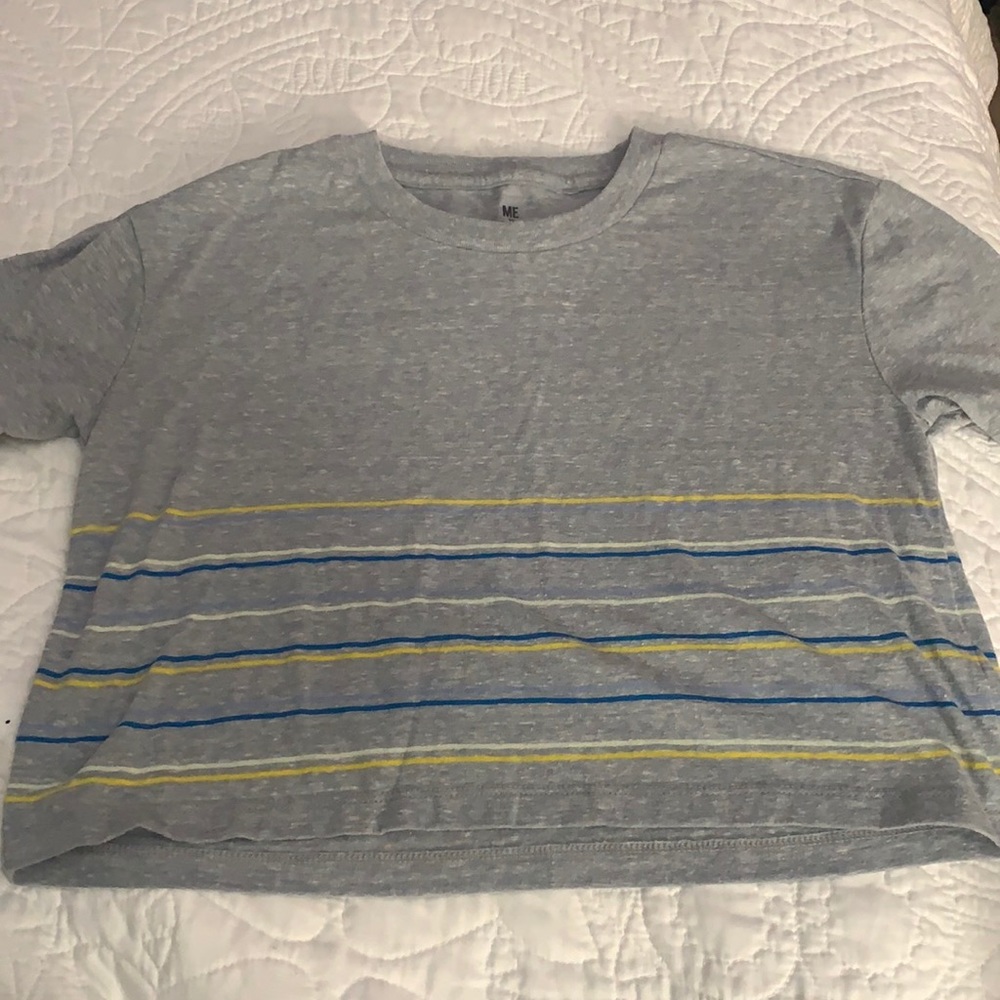 Grey crop top